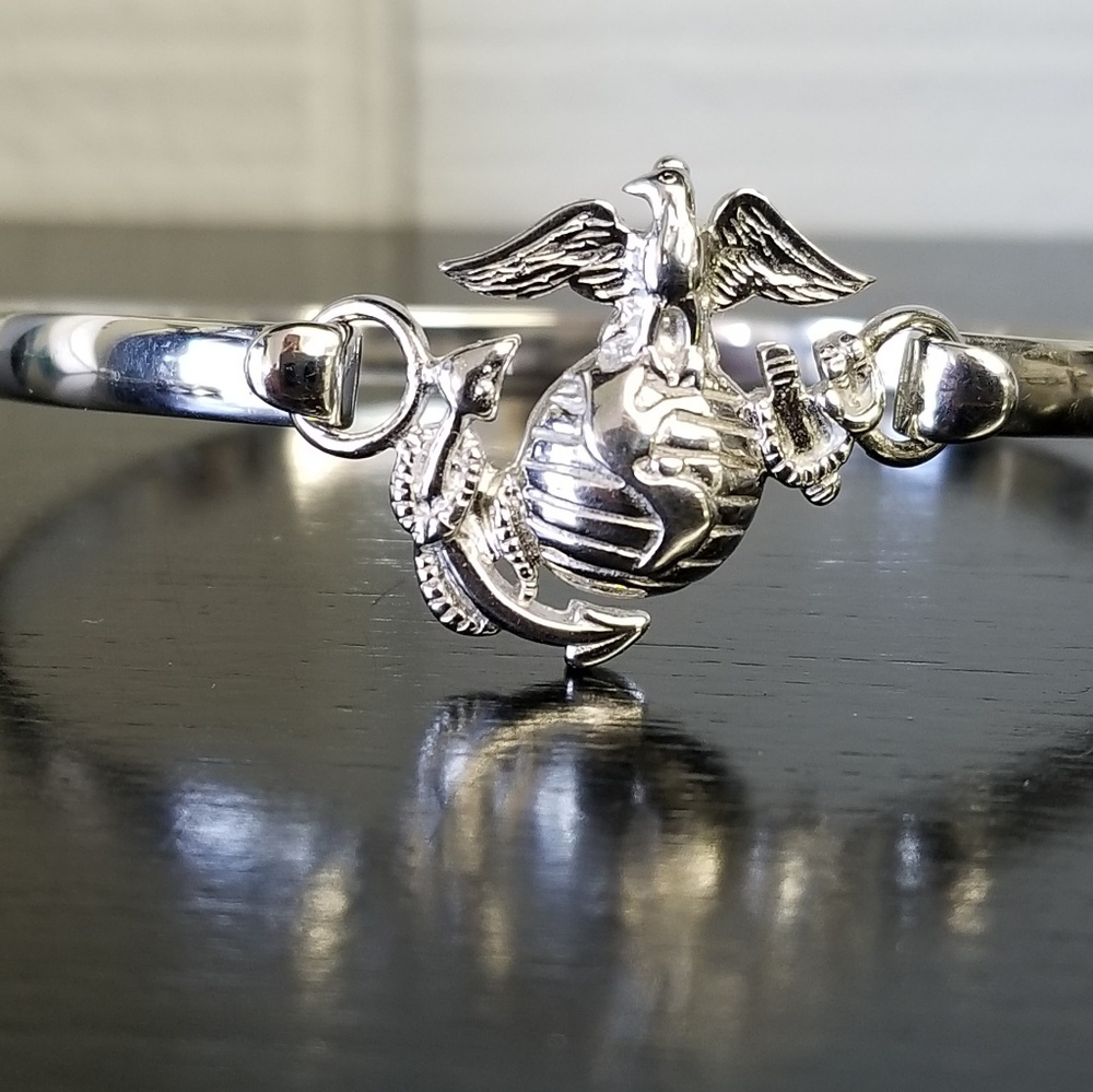 Sterling silver Marine cuff bracelet